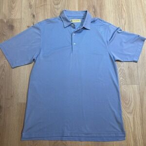 Donald Ross Men's Stonebriar Country Club Sportswear Polo‎ Shirt Blue Size M